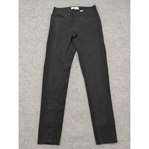 Dapper Boi Pants Mens 28x30 Black Chino Stretch Cotton Spandex Casual Tapered